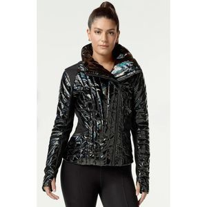Blanc Noir Motion PanelBlack Shiny Puffer Jacket Women’s XS